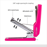 Deli Stapler Desk Binding Binder Book Durable Paper Stapling Fashion Colors School Supplies Stationery Office Accessories