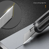 Deli Stationery Knife Cutter Utility Knife Wide 18mm 9mm Replacement Blades for Home School Work  Art Supplies Cuting Knife