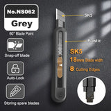 Deli Stationery Knife Cutter Utility Knife Wide 18mm 9mm Replacement Blades for Home School Work  Art Supplies Cuting Knife