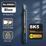 Deli Stationery Knife Cutter Utility Knife Wide 18mm 9mm Replacement Blades for Home School Work  Art Supplies Cuting Knife