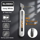 Deli Stationery Knife Cutter Utility Knife Wide 18mm 9mm Replacement Blades for Home School Work  Art Supplies Cuting Knife