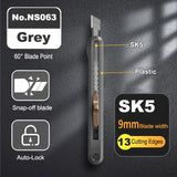 Deli Stationery Knife Cutter Utility Knife Wide 18mm 9mm Replacement Blades for Home School Work  Art Supplies Cuting Knife