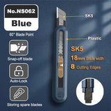 Deli Stationery Knife Cutter Utility Knife Wide 18mm 9mm Replacement Blades for Home School Work  Art Supplies Cuting Knife