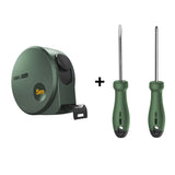 Deli Steel Tape Measure Combination Set 3/5M Retractable Digital Tape Measuring Kits for Home High Quality Woodworking Multitool