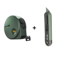 Deli Steel Tape Measure Combination Set 3/5M Retractable Digital Tape Measuring Kits for Home High Quality Woodworking Multitool
