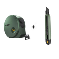 Deli Steel Tape Measure Combination Set 3/5M Retractable Digital Tape Measuring Kits for Home High Quality Woodworking Multitool