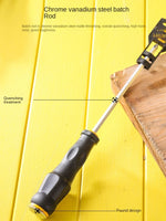 Deli Threading Screwdriver Tapping Screwdriver Cross Word Industrial Grade Multifunctional Screwdriver with Magnetic
