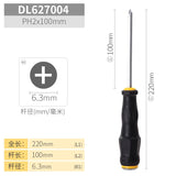 Deli Threading Screwdriver Tapping Screwdriver Cross Word Industrial Grade Multifunctional Screwdriver with Magnetic