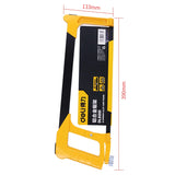 Deli Tool 1 Pcs Multifunctional Mini Hacksaw 65Mn Steel Saw Blade Rubberized Handle Saws Woodworking Portable Tools Accessories