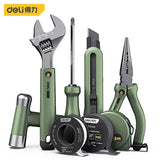 Deli Universal Tools 1/2/4/6/8 Pcs Green Sets Household Hand Repairing Tool Multifunctional Electrician Portable Kits