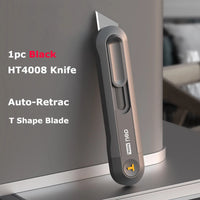 Deli Utility Knife Retractable Tools Kit Pocket Portable Unboxing Knives couteau нож канцелярия Paper Cut Handicraft Carving