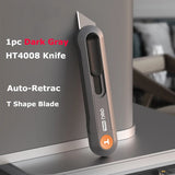 Deli Utility Knife Retractable Tools Kit Pocket Portable Unboxing Knives couteau нож канцелярия Paper Cut Handicraft Carving