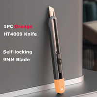 Deli Utility Knife Retractable Tools Kit Pocket Portable Unboxing Knives couteau нож канцелярия Paper Cut Handicraft Carving