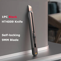 Deli Utility Knife Retractable Tools Kit Pocket Portable Unboxing Knives couteau нож канцелярия Paper Cut Handicraft Carving