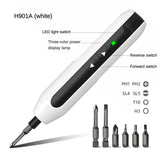 Deli electric screwdriver Wireless rechargeable lithium battery screwdriver with LED lamp 3.6V electric tool set