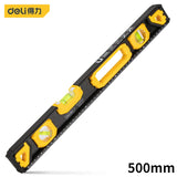 Deli high-precision level 300/400/500mm professional level inclinometer with magnet solid aluminum level angle measuring tool