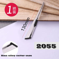 Deli small size utility knife office school student small cutter SK5 material blade random color delivery