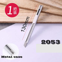 Deli small size utility knife office school student small cutter SK5 material blade random color delivery