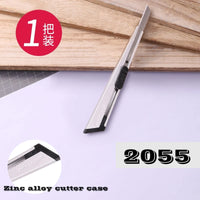 Deli small size utility knife office school student small cutter SK5 material blade random color delivery