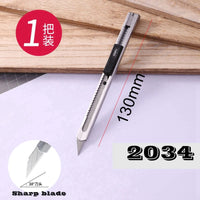 Deli small size utility knife office school student small cutter SK5 material blade random color delivery