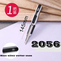 Deli small size utility knife office school student small cutter SK5 material blade random color delivery