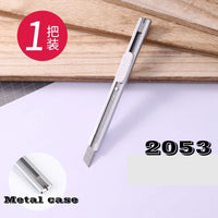 Deli small size utility knife office school student small cutter SK5 material blade random color delivery