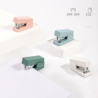 Deli stapler student use Mini small stapler Portable Multifunction Binding Machine Children cute Home Office Send staples