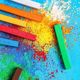 Desenho de arte Conjunto para estudantes, giz de cera, Pastel seco macio, Pincel Papelaria, Art Supplies, 12, 24, 36, 48 cores/Conjunto