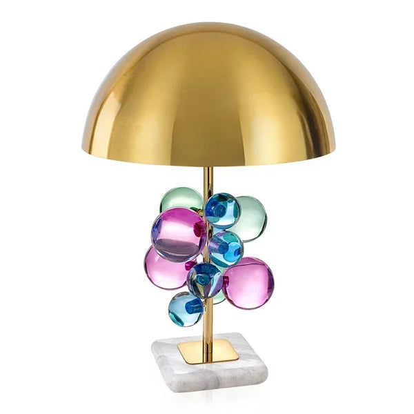 Desktop Decorative Lamp Creative Model Room Color Crystal Ball Decorative Table Lamp Designer  Table Lamp for Bedroom  Lamps