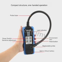 Detector eletrônico do vazamento do halogênio, detecção do líquido refrigerante, condicionador de ar do automóvel, R410, R22, R32