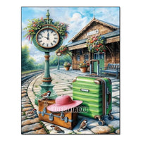 Diamond Painting Waves Sailboat  Art New Series 2024 Sunset  Full Diamond Mosaic Cross Stitch Set Home Wall Decoration Gift
