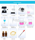 Dispositivo De Extração De Óleo Essencial Purificação De Água Destilada Destilação De Vidro, Tubo De Condensado, Laboratório Químico, 500 1000ml