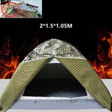 Double-Layer Camping Tent, Thickened Windproof and Cold-proof, Nature Hike, Bushcraft, Trip Tent Cover, Outdoor, Winter