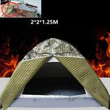 Double-Layer Camping Tent, Thickened Windproof and Cold-proof, Nature Hike, Bushcraft, Trip Tent Cover, Outdoor, Winter