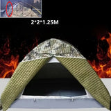 Double-Layer Camping Tent, Thickened Windproof and Cold-proof, Nature Hike, Bushcraft, Trip Tent Cover, Outdoor, Winter