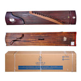 Dunhuang Guzheng 7698JBB Leaved Yellow Sandalwood Autumnal Equinox Pattern Professional Performance Zither Musical Instruments