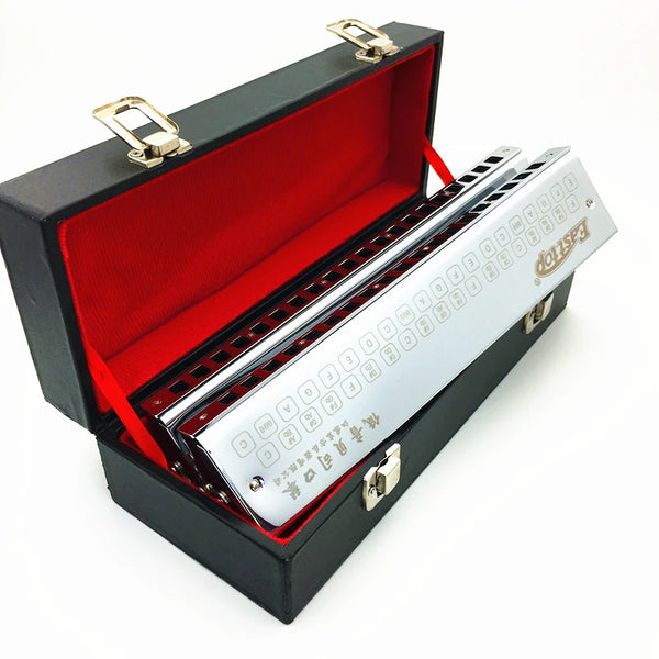 Easttop Double Row Bass Harmonica Professional Band Playing Music Instrument Armonica Mouth Ogan Bass Gaitas De Boca