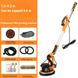 Elétrica Drywall Sander Machine, portátil Moedor de Parede, Velocidade Variável, Putty, Dustless, Auto-vácuo, Areia Papel