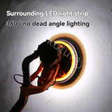 Elétrica Drywall Sander Machine, portátil Moedor de Parede, Velocidade Variável, Putty, Dustless, Auto-vácuo, Areia Papel