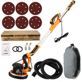 Elétrica Drywall Sander Machine, portátil Moedor de Parede, Velocidade Variável, Putty, Dustless, Auto-vácuo, Areia Papel