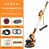 Elétrica Drywall Sander Machine, portátil Moedor de Parede, Velocidade Variável, Putty, Dustless, Auto-vácuo, Areia Papel