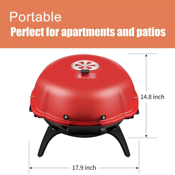 Electric BBQ Grill 1600W Indoor Outdoor Picnic Party Home Garden Campi –  AOOKMIYA