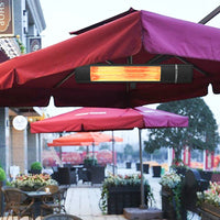 Electric Outdoor Heater Smart Remote Control 3 Level Adjustment IP65 Waterproof Infrared Patio Heater EU Plug 220V for Outdoor