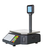 Electronic Scale 15KG 30KG Digital Weighing Built-in Receipt Bill Printer Barcode Supermarket Label Printing Bench Scale