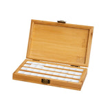 AOOKMIYA  Empty Bamboo Paint Palette with Lid Art Palette for Painters Students Studio 24 Grids