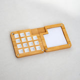AOOKMIYA AOOKMIYA  Empty Wooden Watercolor Palette Ins Style Travel Portable Mini Watercolor Acrylic Paint Box Square Tray Box Art Painting Supplie
