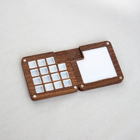 AOOKMIYA AOOKMIYA  Empty Wooden Watercolor Palette Ins Style Travel Portable Mini Watercolor Acrylic Paint Box Square Tray Box Art Painting Supplie