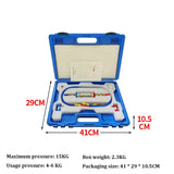 Enchimento do líquido refrigerante do ar condicionado do carro, analisador do óleo do líquido refrigerante, verificador do óleo do condicionador do ar