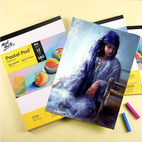 Espessamento Colorido Pintura Livro, Desenho Cor Chumbo Sketchbooks, Fontes de Arte, Papel Pastel, Suprimentos Estudante, A4, A5, 180g, 12 Folha de 4 Cores