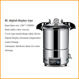 Esterilizador Vertical Automático A Vapor De Aço Inoxidável, autoclave Pot, esterilização De Laboratório Médico